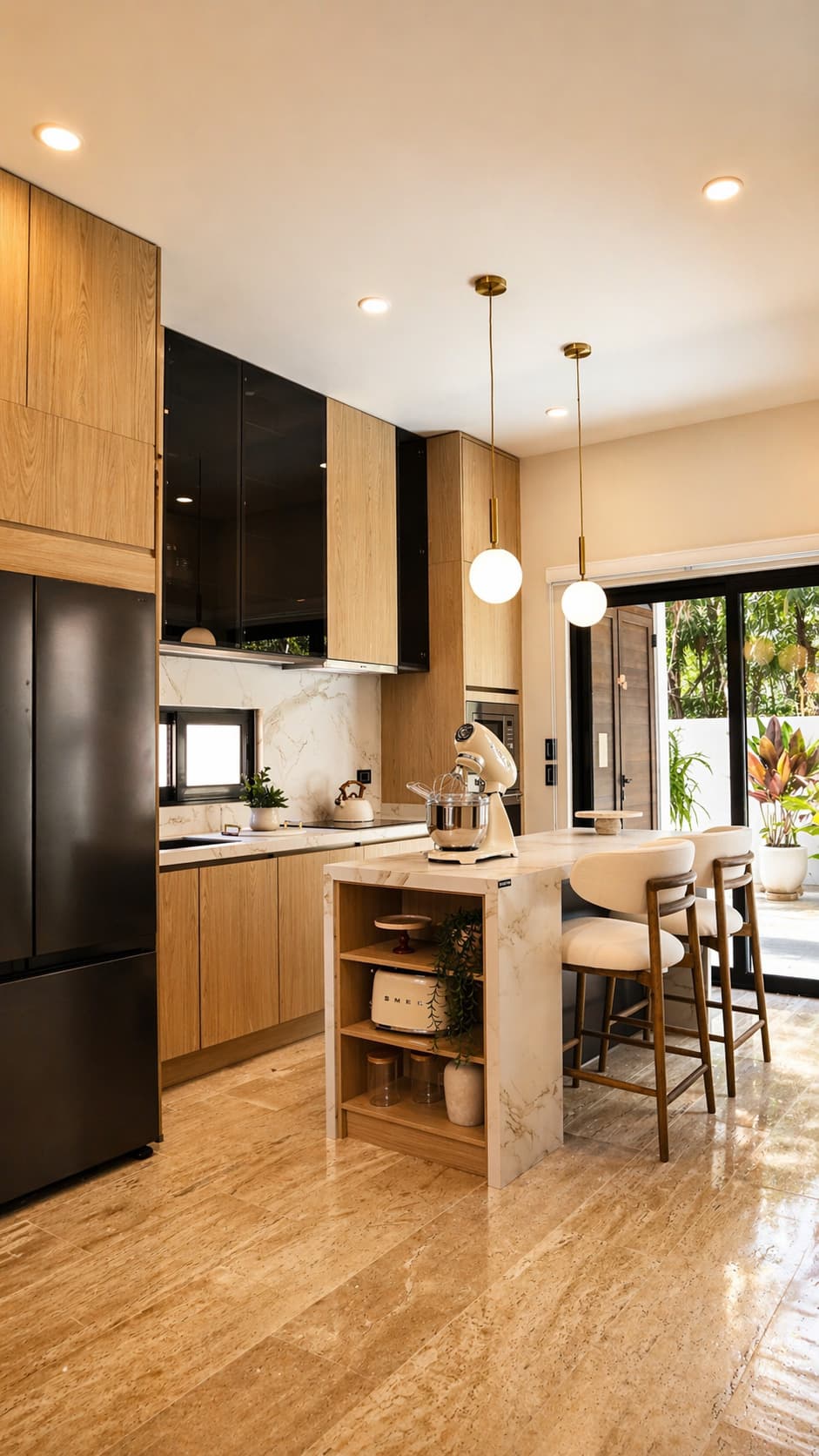 Premium kitchen finishes at Balché Villas