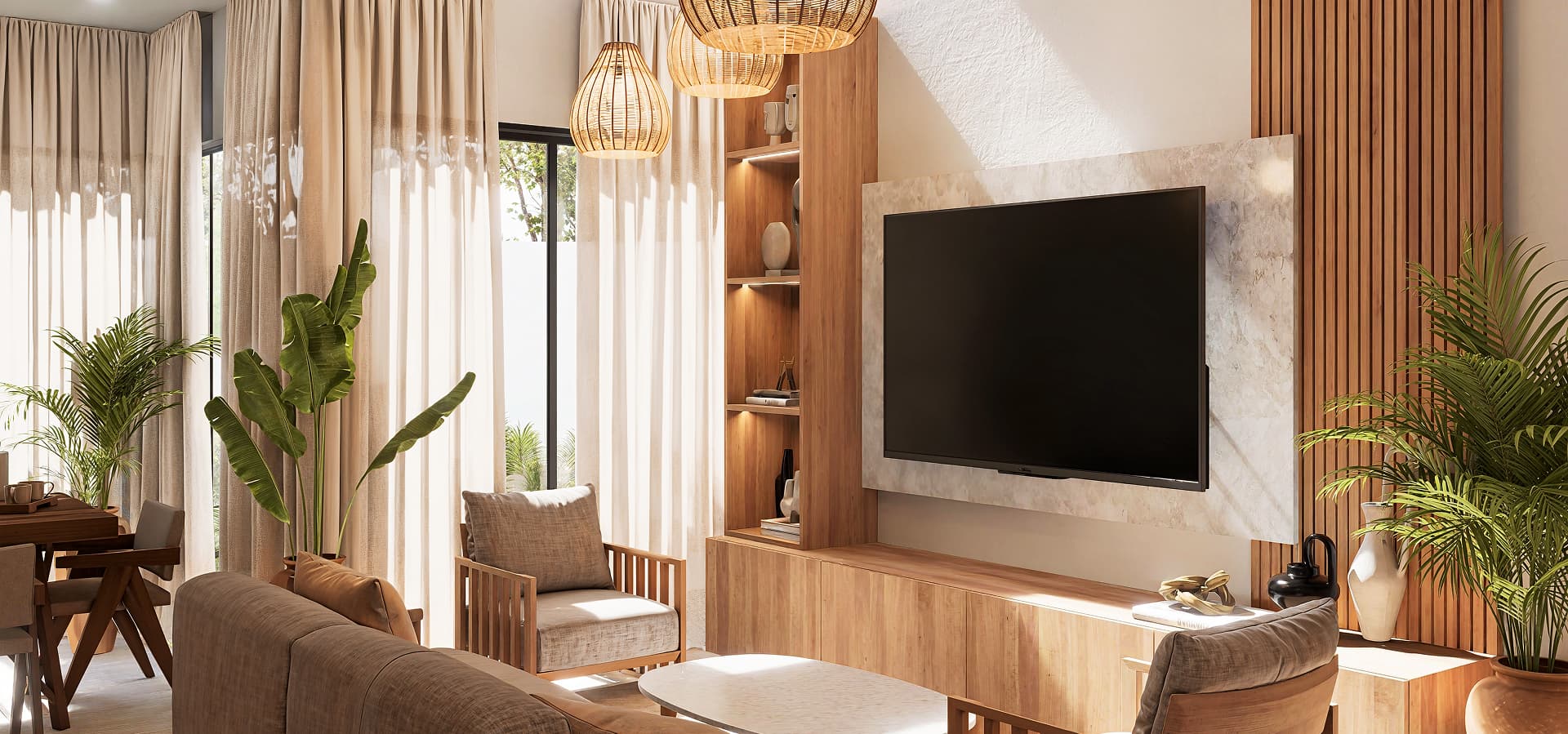 Living space in Casa Tzalam