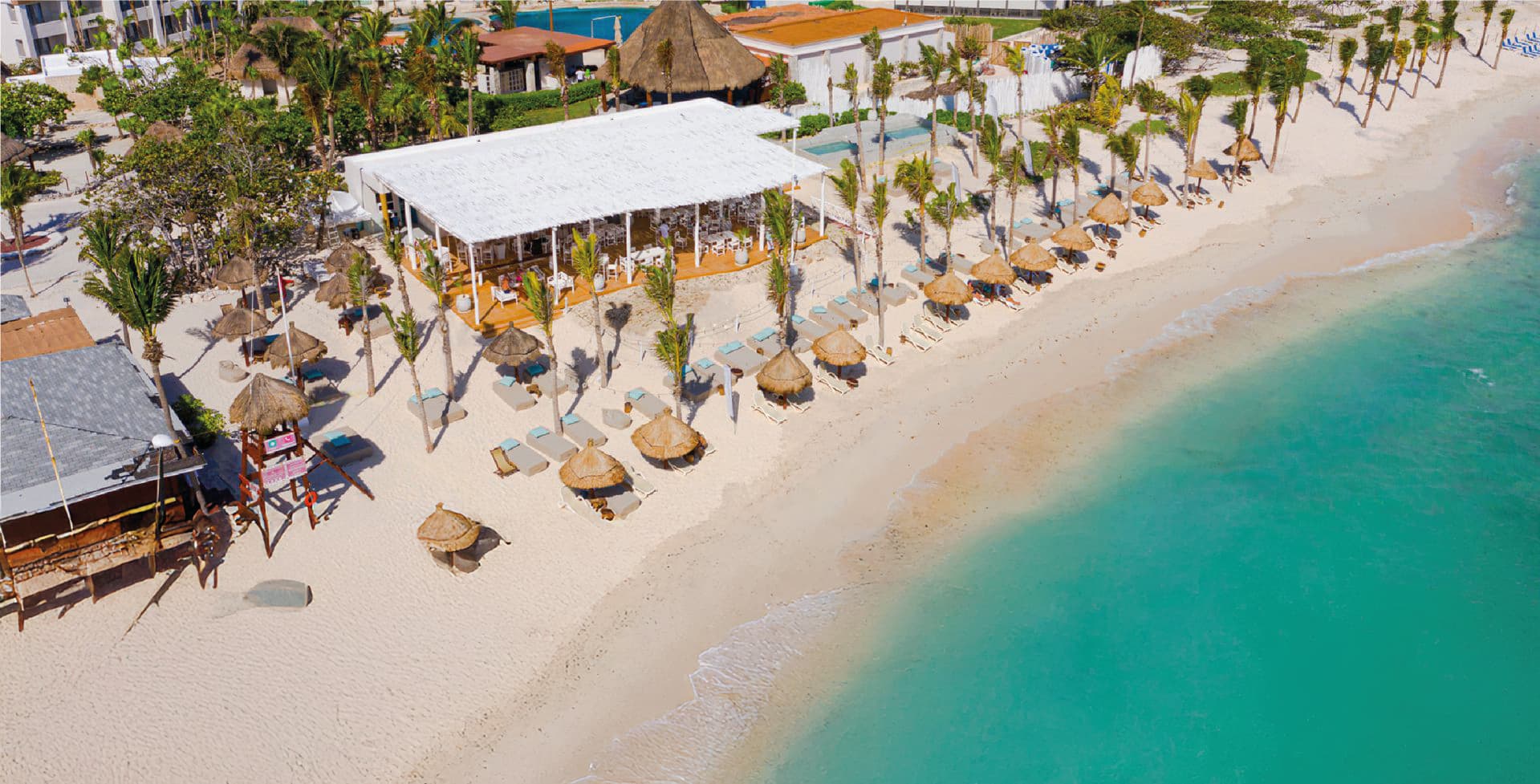 Dining beside the Caribbean at KAY Beach Club